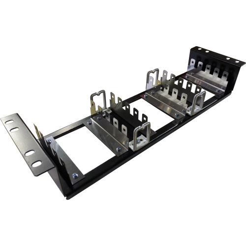 19'' Mounting frame for 15 connection modules, horizontal